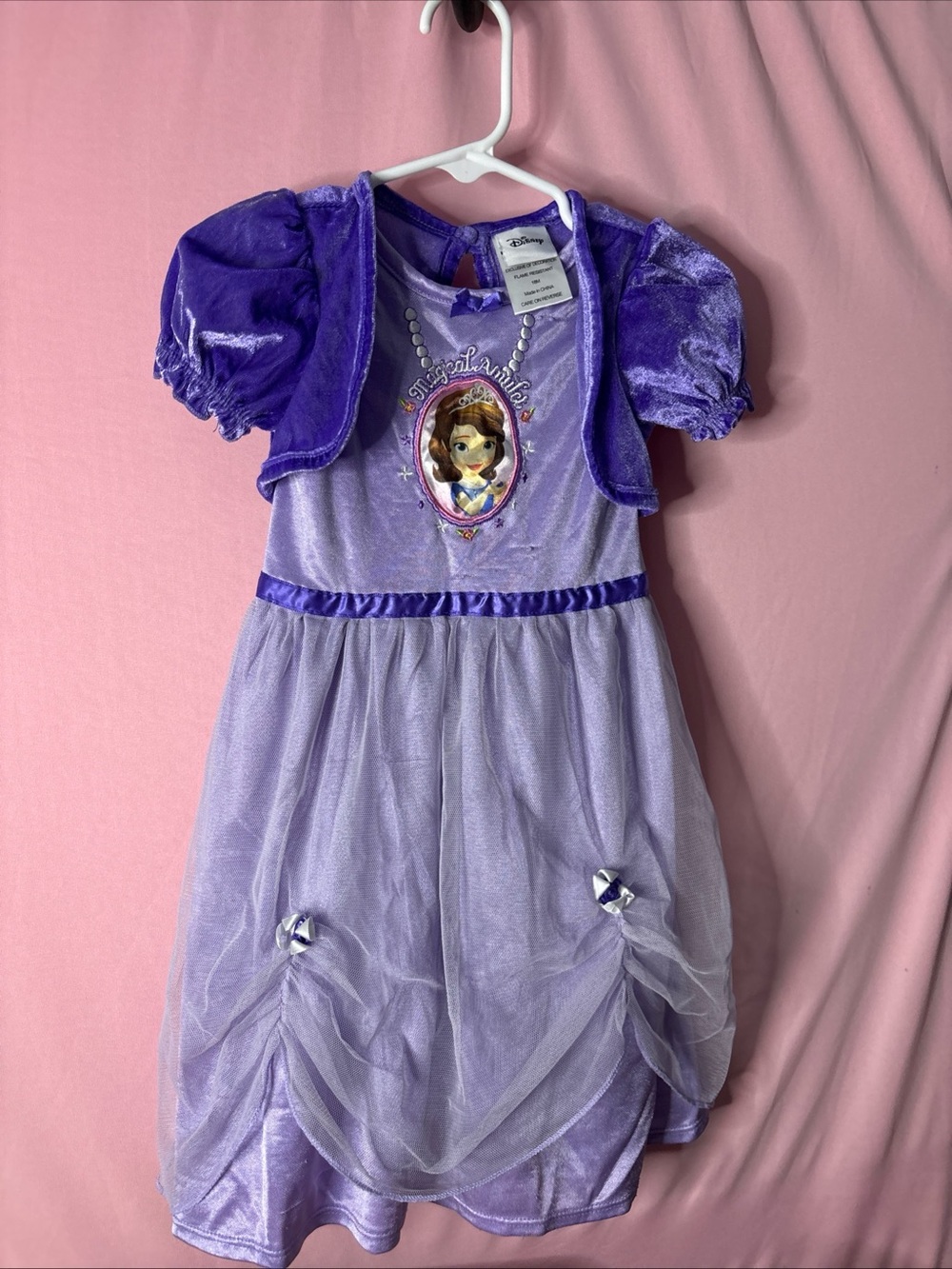 Disney Lavender Sofia the First Tulle Nightgown with Velvet Shrug